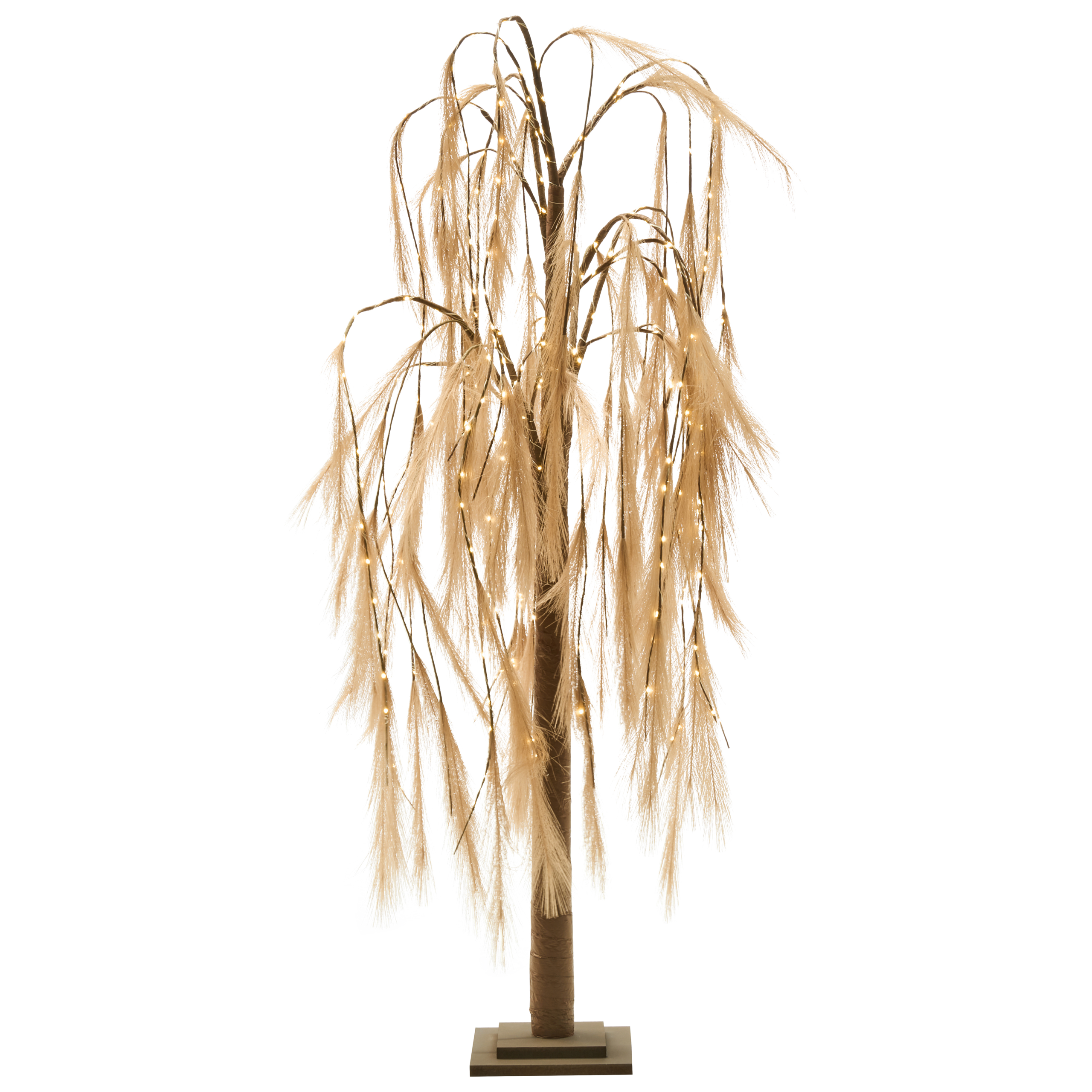 Utomhusdekoration LED KOPASKER 160 cm Träd Beige