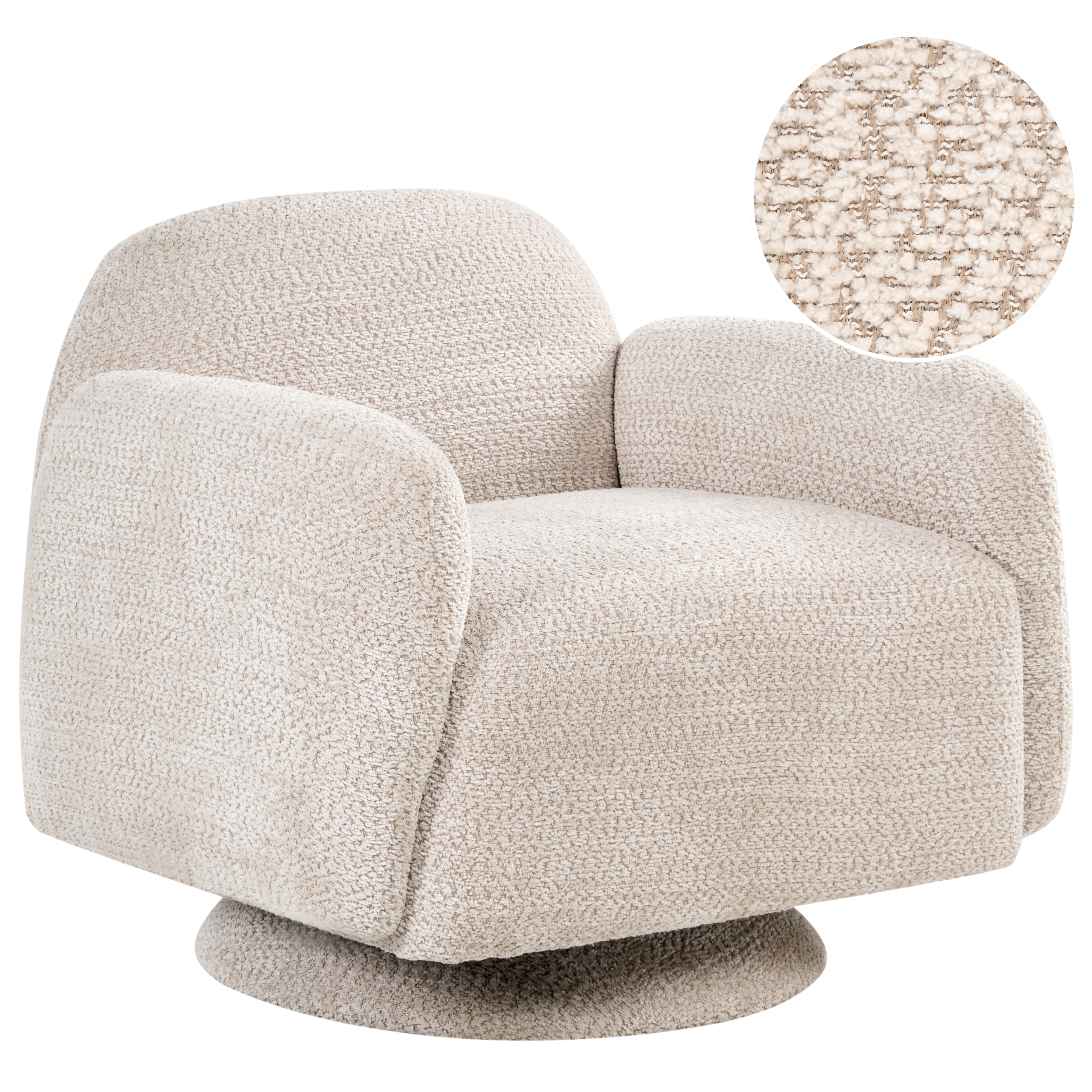 Svängbar fåtölj AAPUA Beige