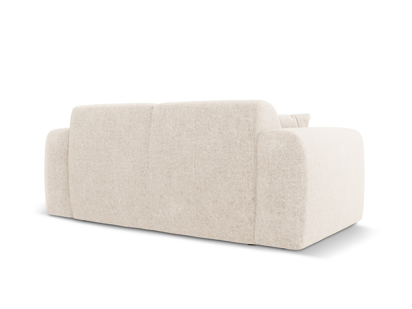 Cosmopolitan Design soffa, "Nolio", 2-sits, 170 × 95 × 72 cm, Haga, svarta plastben