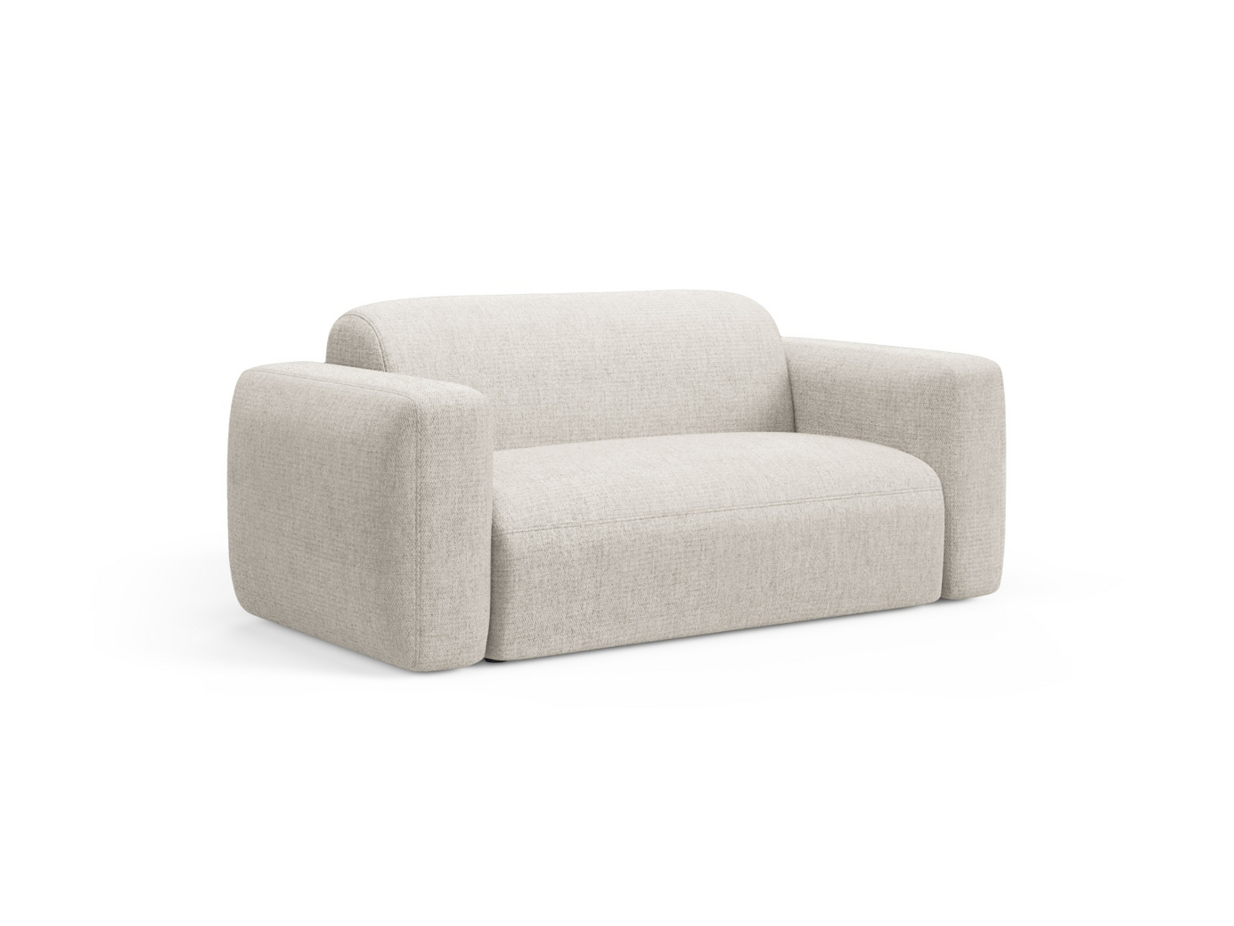 Cosmopolitan Design modulsoffa, "Strino", 2-sits, 180 × 98 × 78 cm, Sorella, svarta plastben