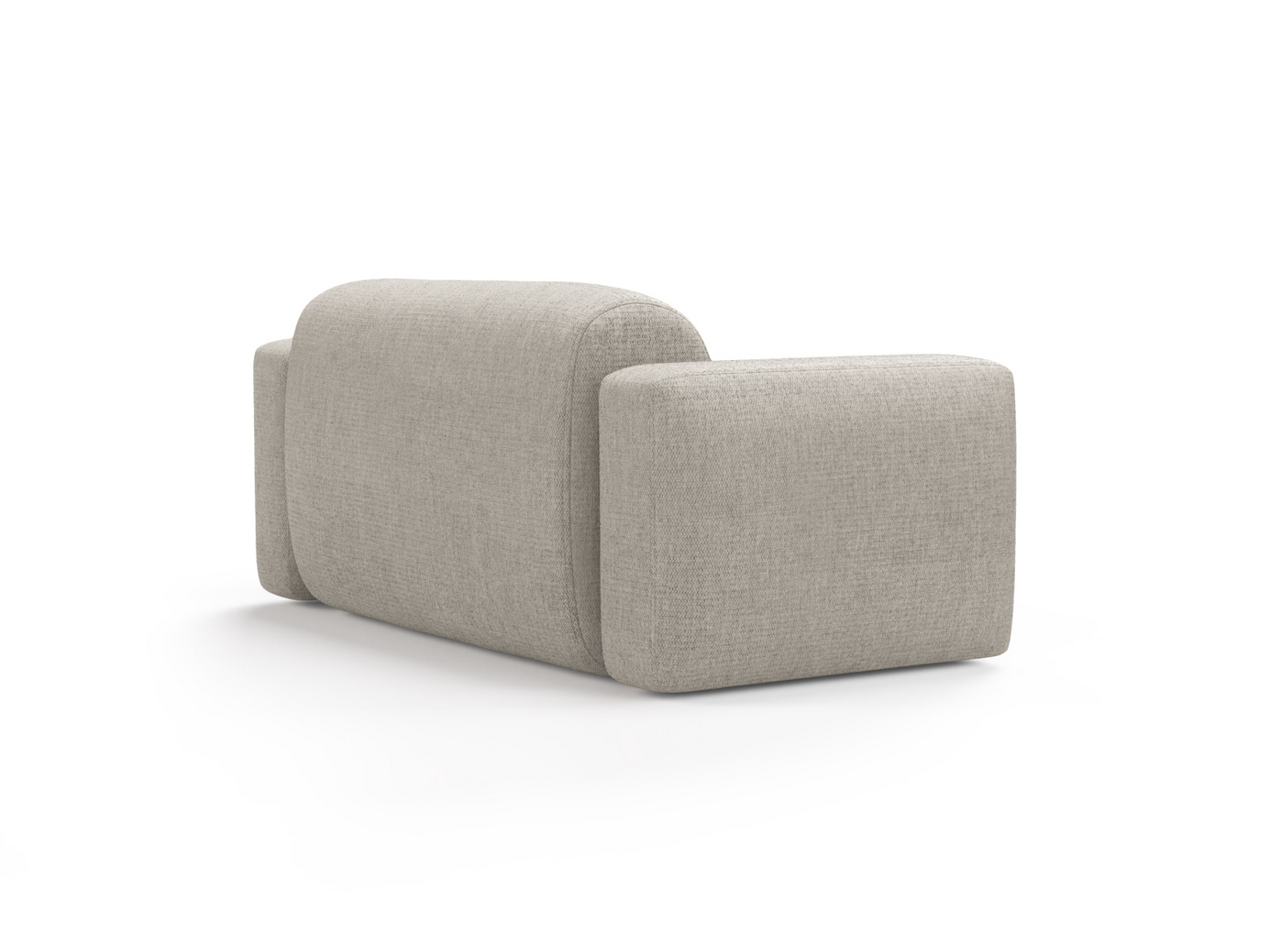 Cosmopolitan Design modulsoffa, "Strino", 2-sits, 180 × 98 × 78 cm, Sorella, svarta plastben