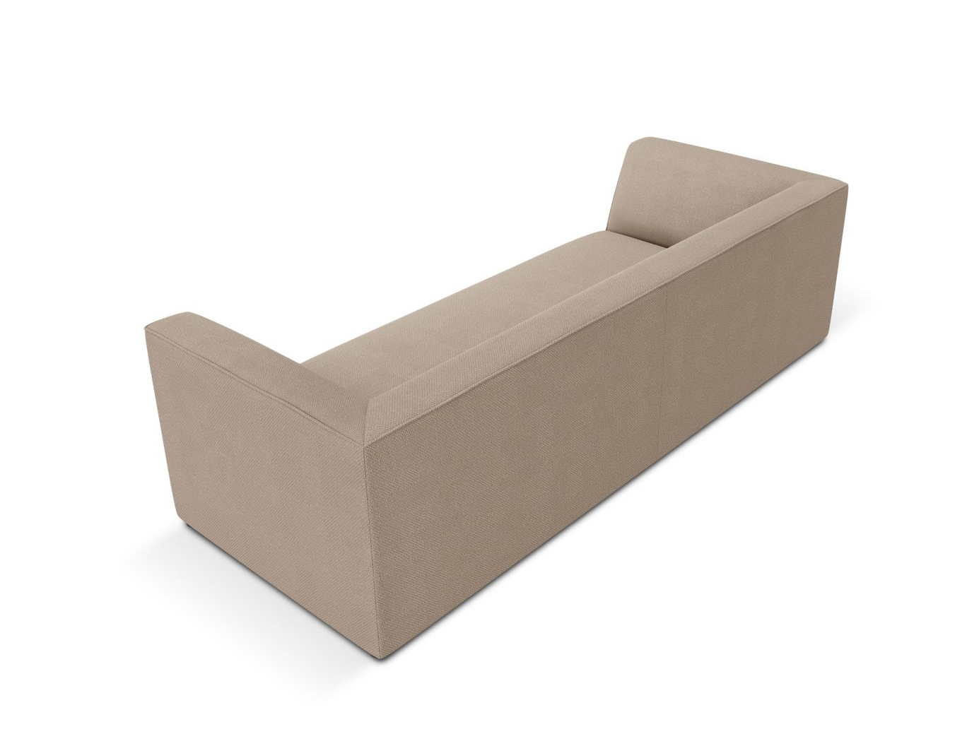 Cosmopolitan Design soffa, "Siena", 3-sits, 232 × 92 × 69 cm, Ottawa, svarta plastben