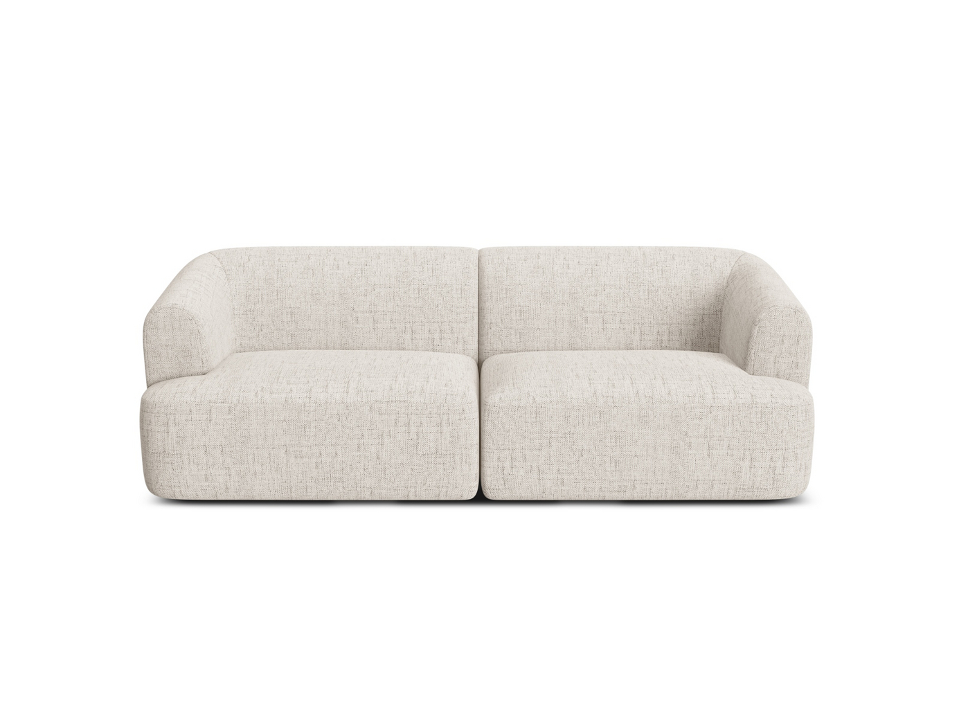 Cosmopolitan Design modulsoffa, "Campi", 3-sits, 220 × 90 × 70 cm, Moly, svarta plastben