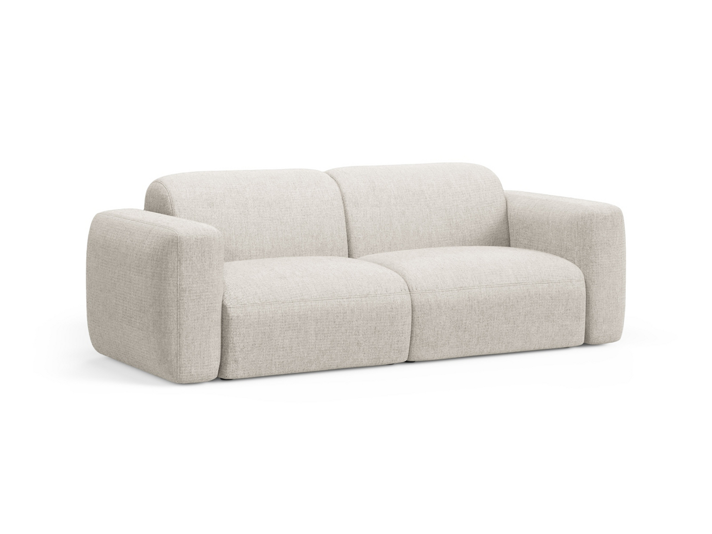 Cosmopolitan Design modulsoffa, "Strino", 3-sits, 220 × 98 × 78 cm, Sorella, svarta plastben