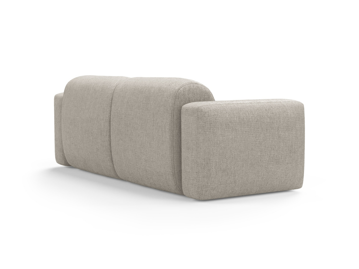 Cosmopolitan Design modulsoffa, "Strino", 3-sits, 220 × 98 × 78 cm, Sorella, svarta plastben