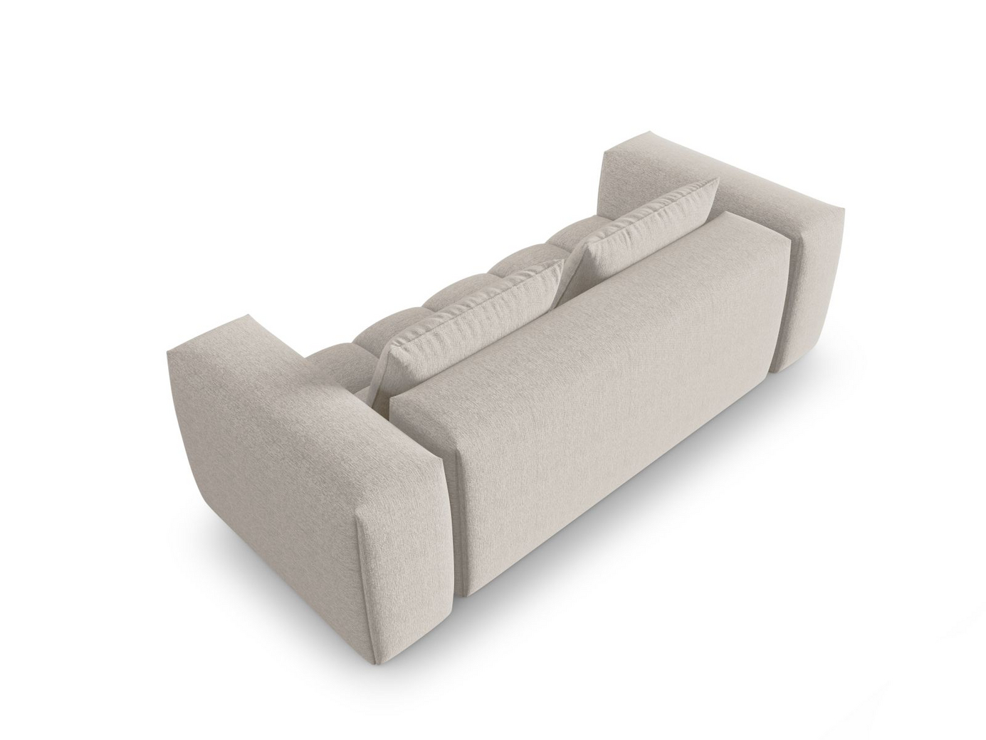 Cosmopolitan Design modulsoffa, "Verona", 3-sits, 200 × 85 × 70 cm, Sorella, svarta plastben