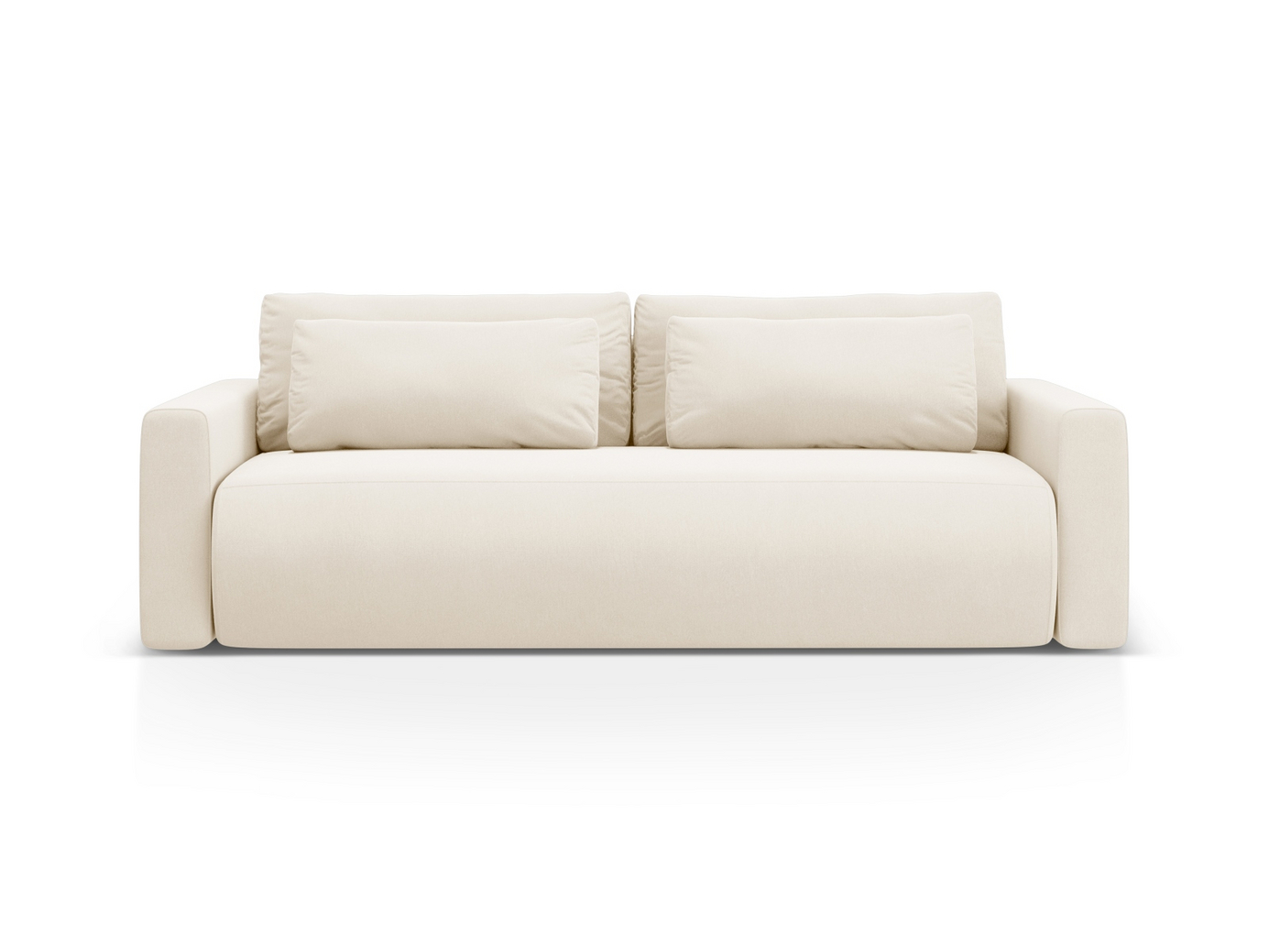 Cosmopolitan Design sammetsbäddsoffa med förvaring, 