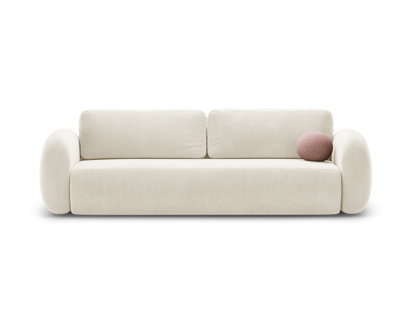 Cosmopolitan Design sammetsbäddsoffa med förvaring, 