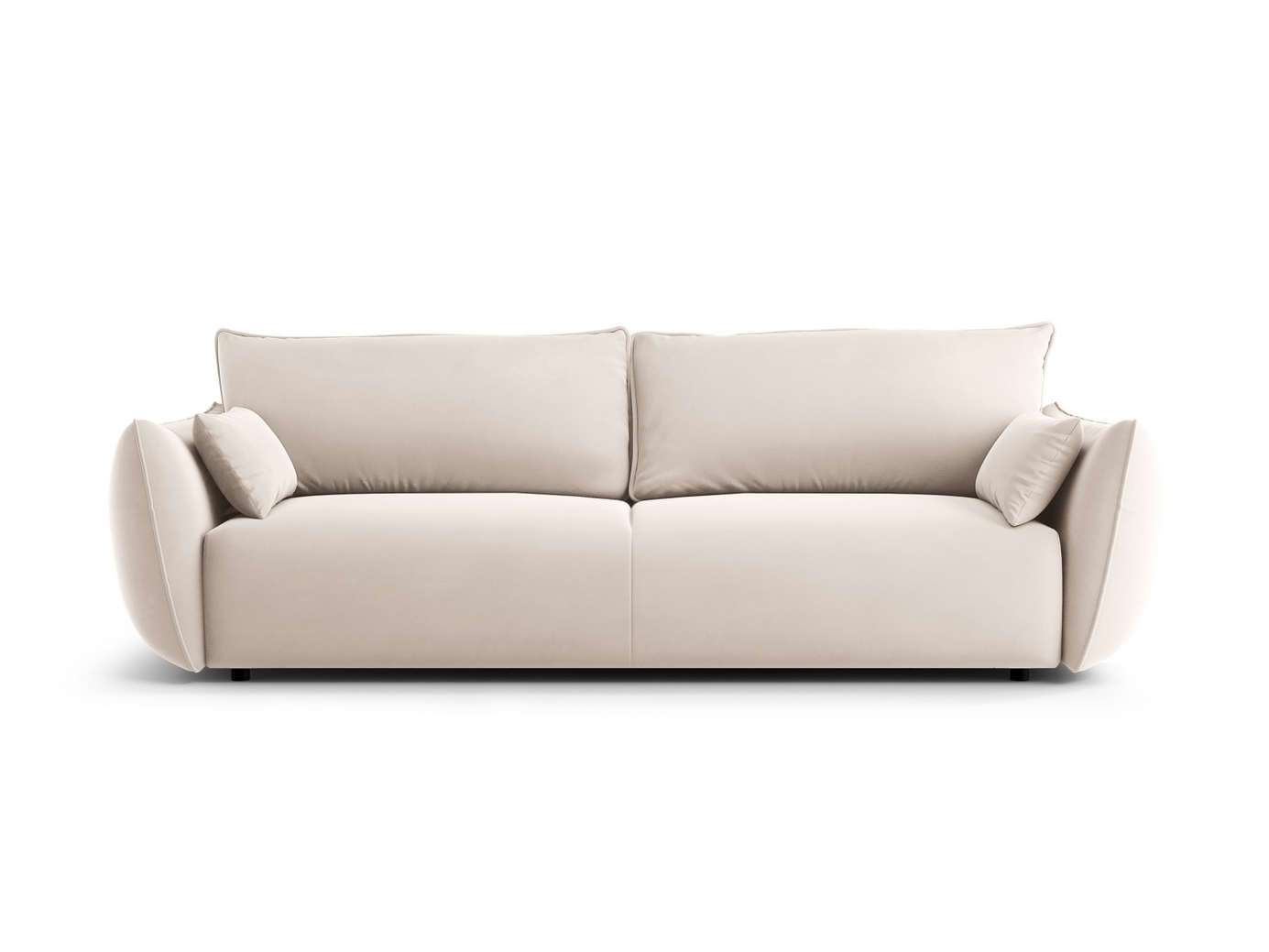 Cosmopolitan Design sammetsbäddsoffa med förvaring, 