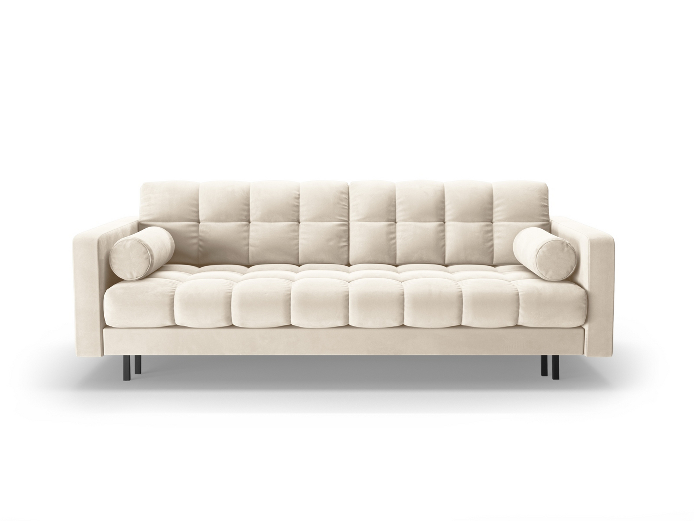 Cosmopolitan Design sammetsbäddsoffa med förvaring, 