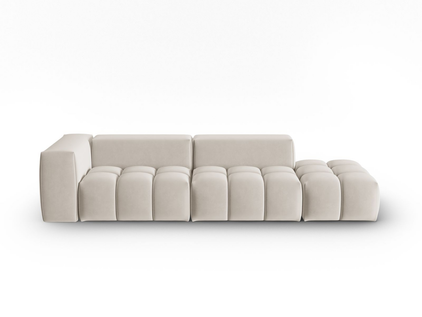 Cosmopolitan Design högervänd sammetsmodulsoffa, 