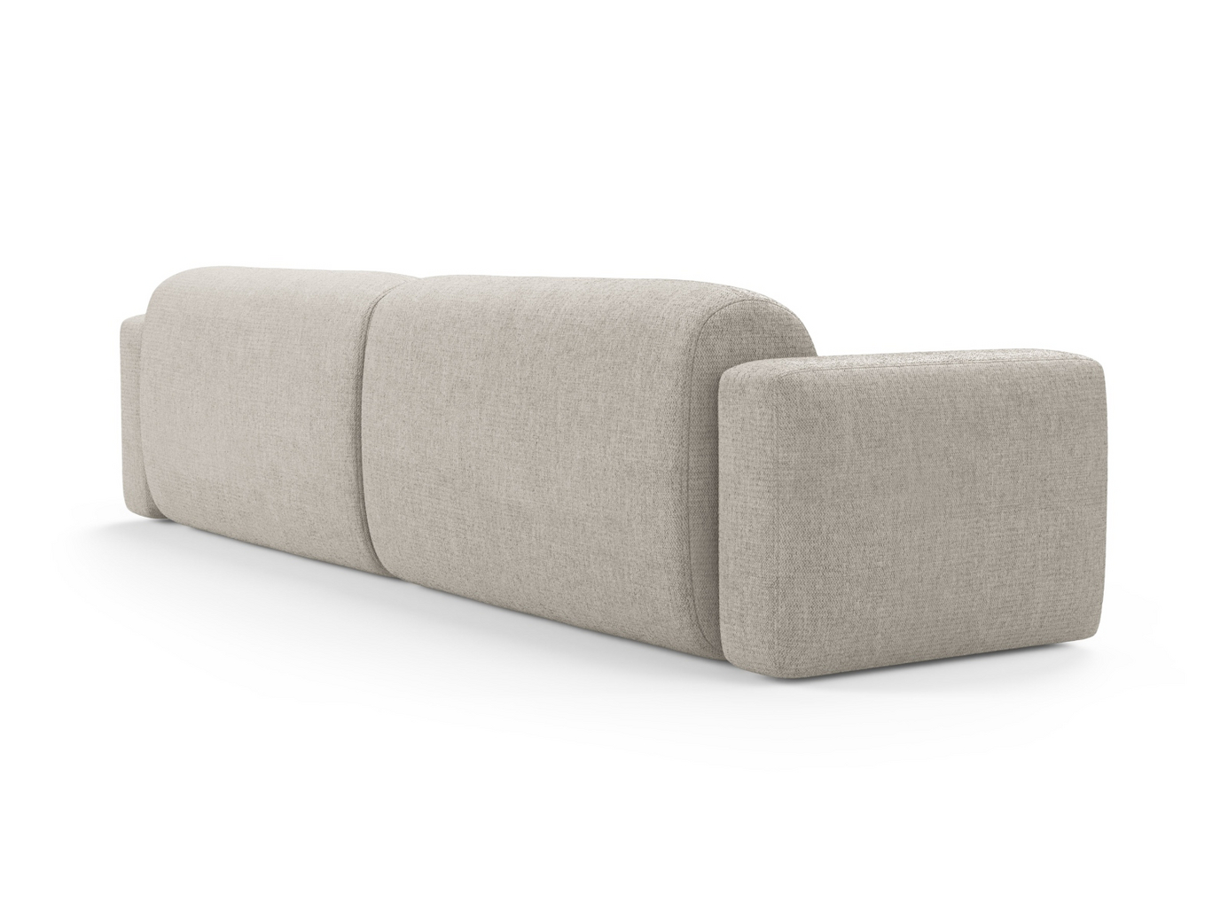 Cosmopolitan Design modulsoffa, "Strino", 4-sits, 240 × 98 × 78 cm, Sorella, svarta plastben