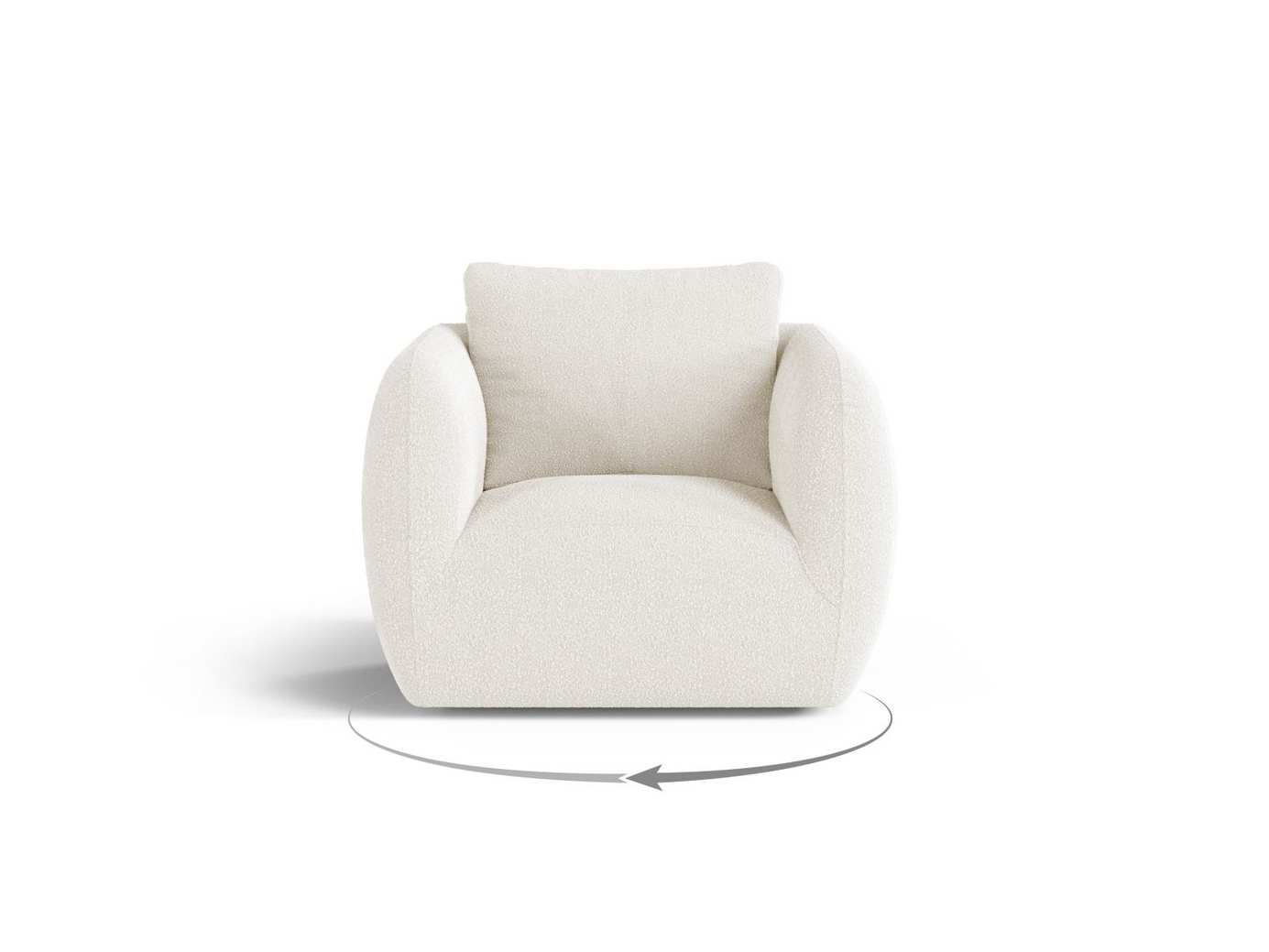 Cosmopolitan Design boucléfåtölj, 