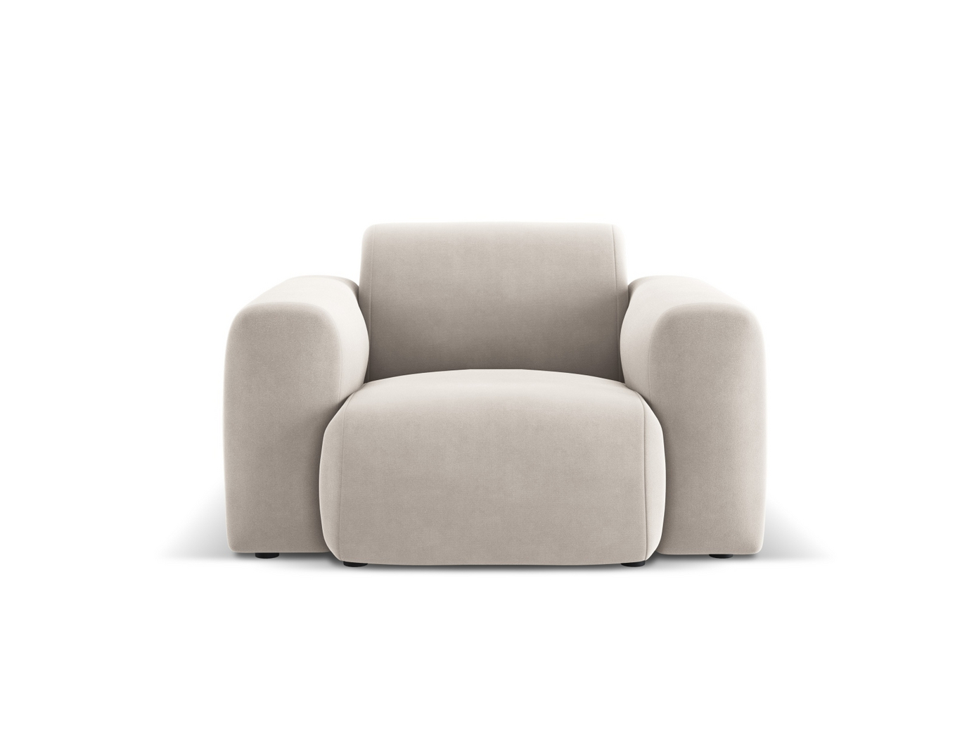 Cosmopolitan Design sammetsfåtölj, 