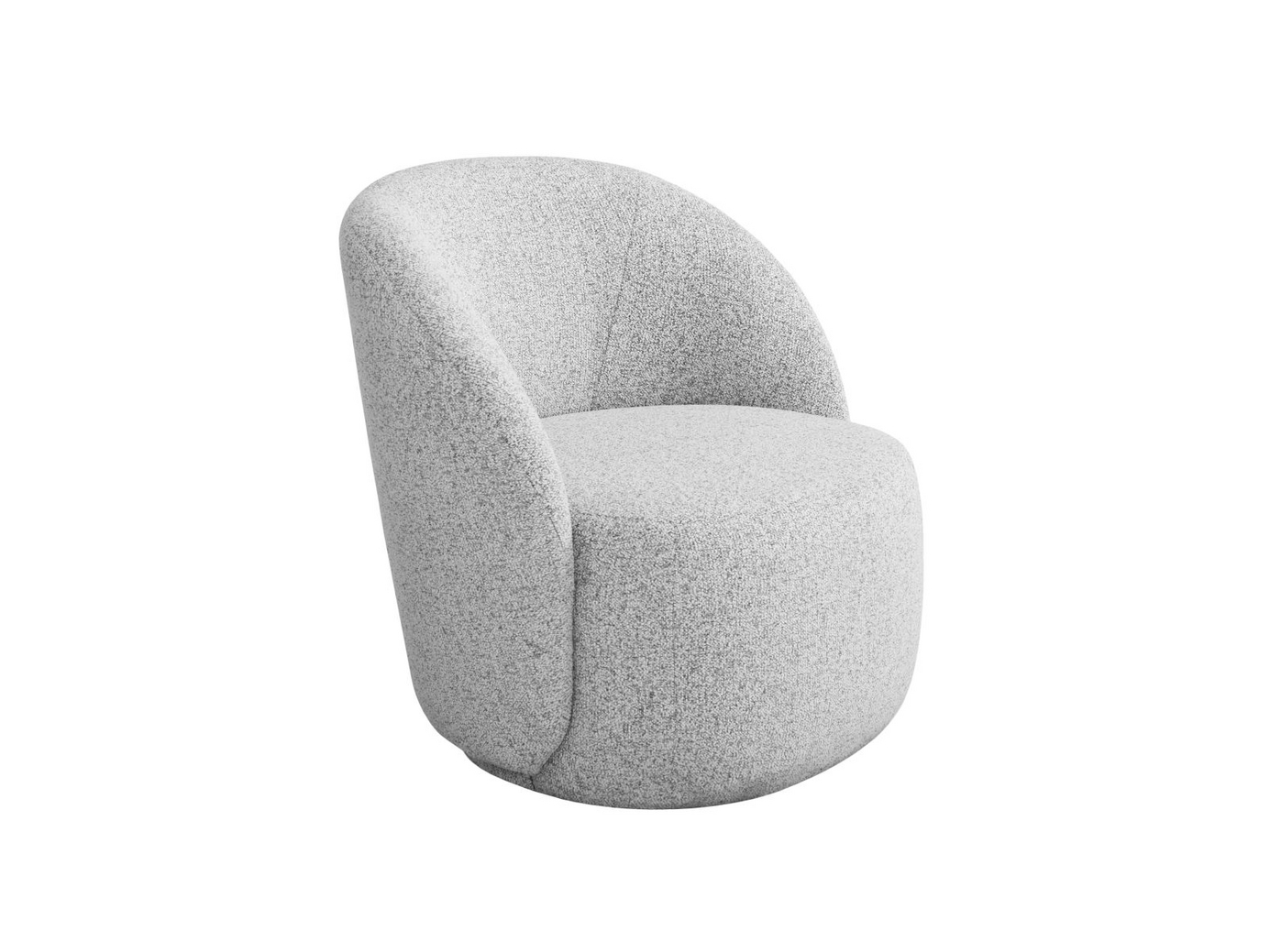 Cosmopolitan Design fåtölj, "Bari", 1-sits, 86 × 72 × 80 cm, Puente, svarta plastben