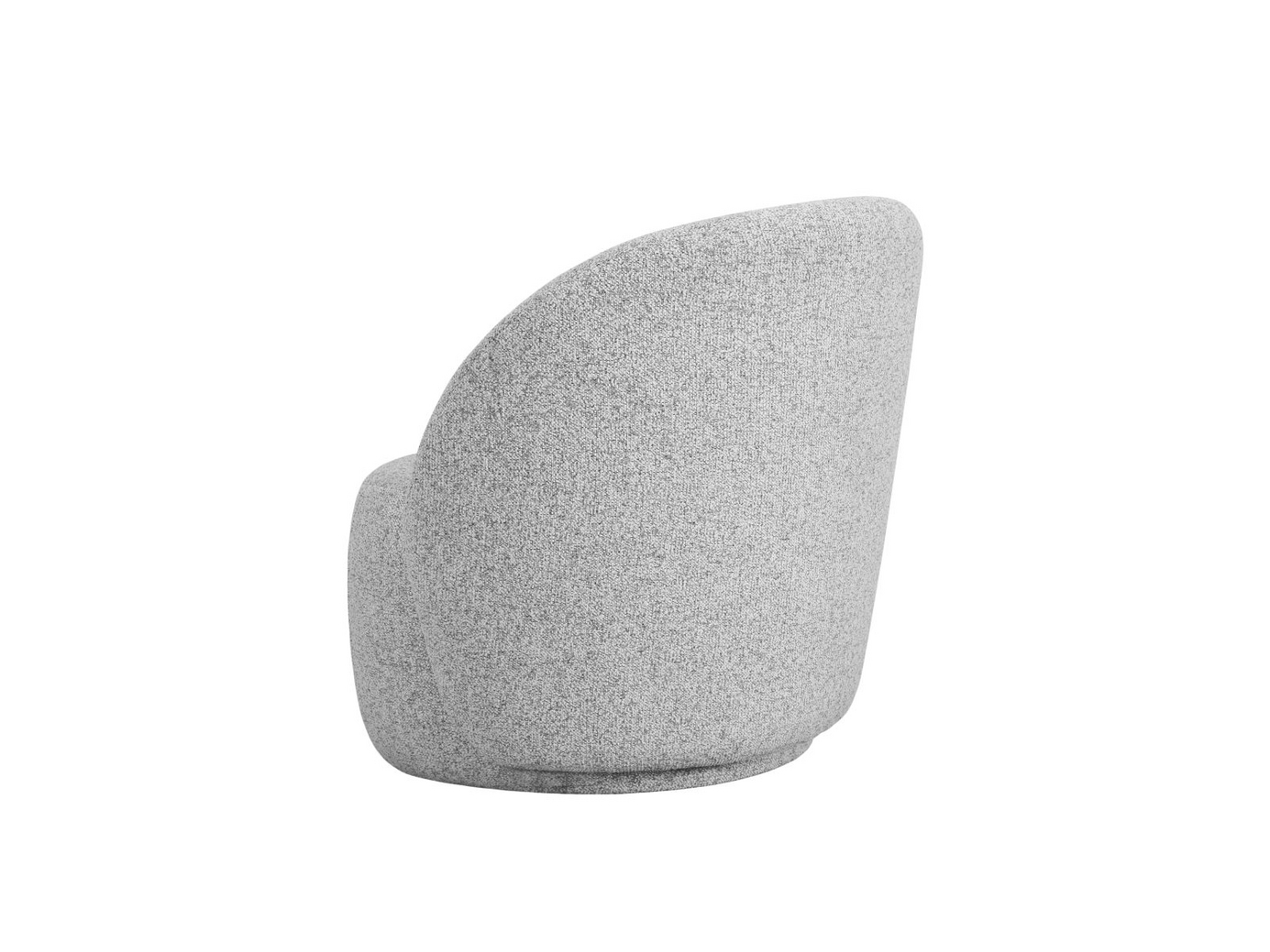 Cosmopolitan Design fåtölj, "Bari", 1-sits, 86 × 72 × 80 cm, Puente, svarta plastben