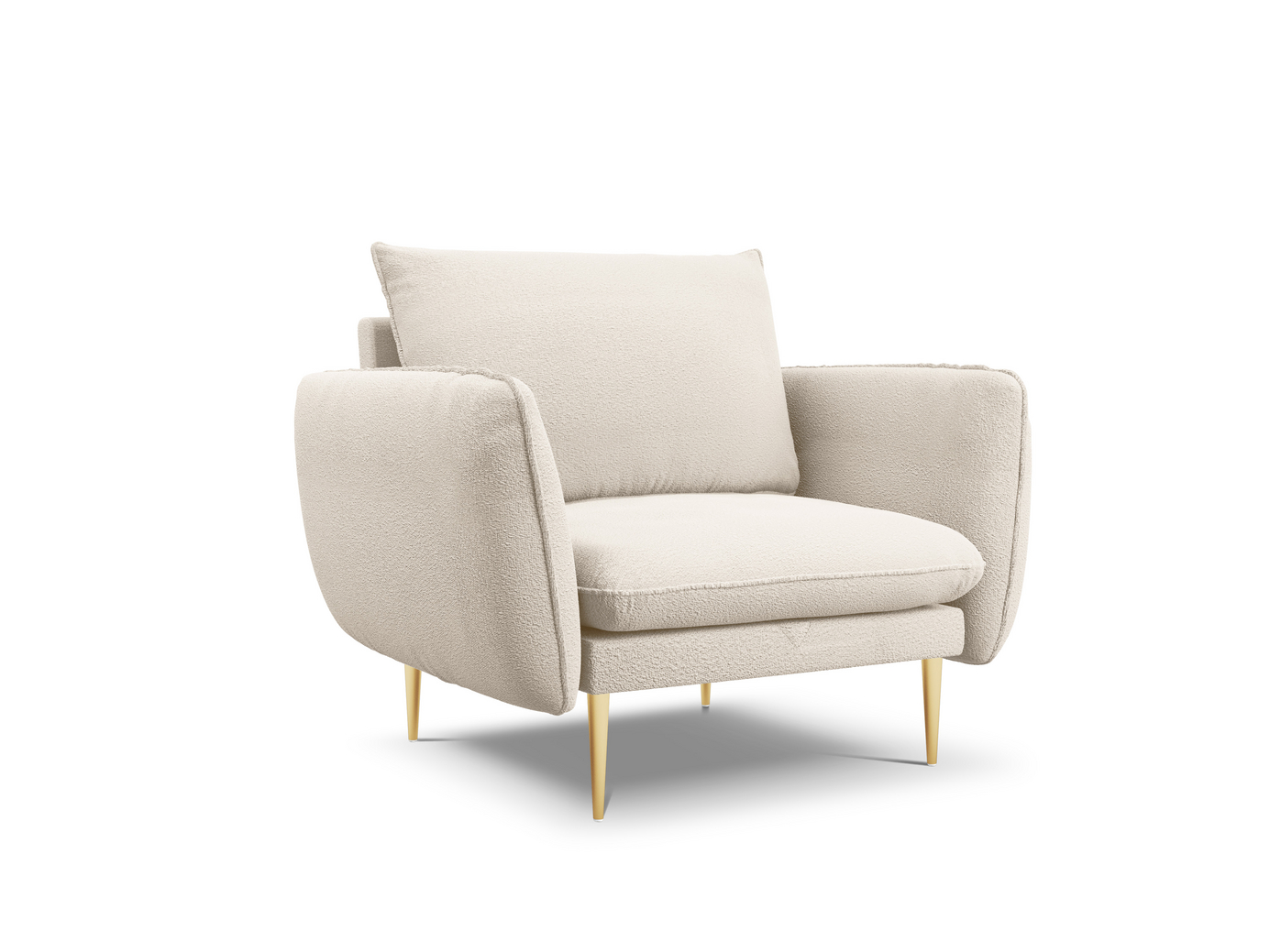 Cosmopolitan Design boucléfåtölj, 