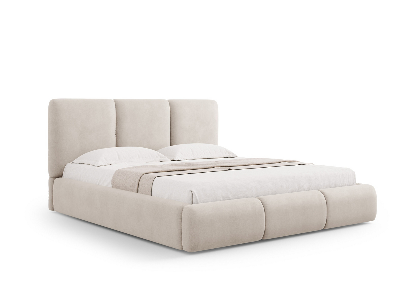 Cosmopolitan Design säng med förvaring och sänggavel, 