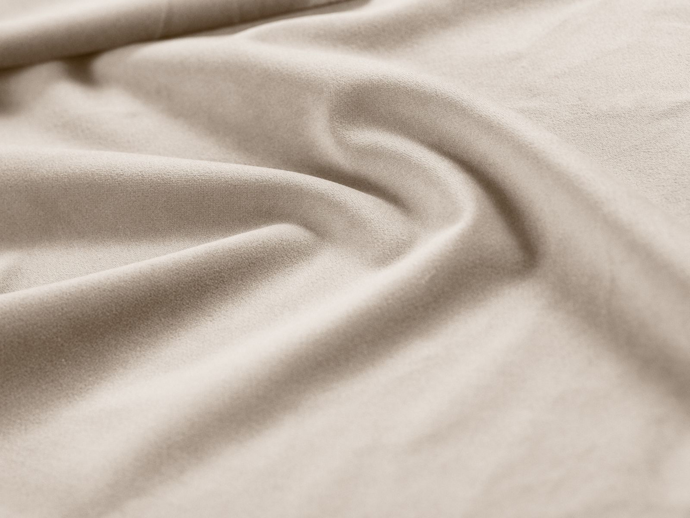 Cosmopolitan Design sammetssäng med förvaring och sänggavel, "Asti", 130 × 220 × 95 cm, Magic Velvet, svarta plastben