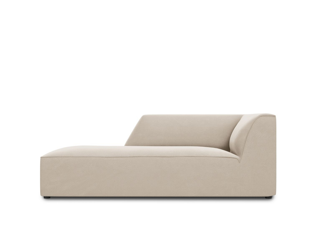 Cosmopolitan Design vänstervänd sammetsschäslong, 