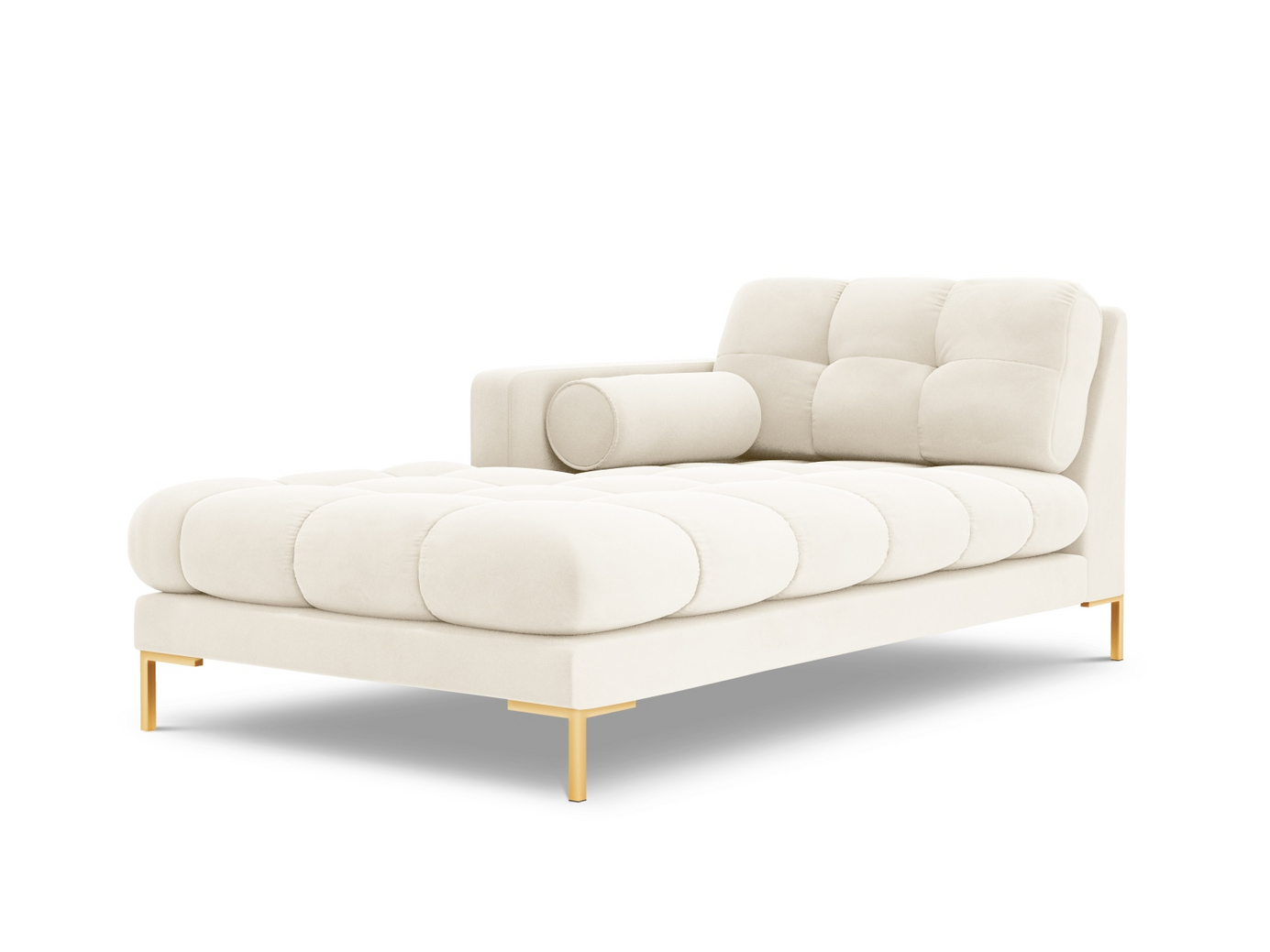 Cosmopolitan Design vänstervänd sammetsschäslong, 