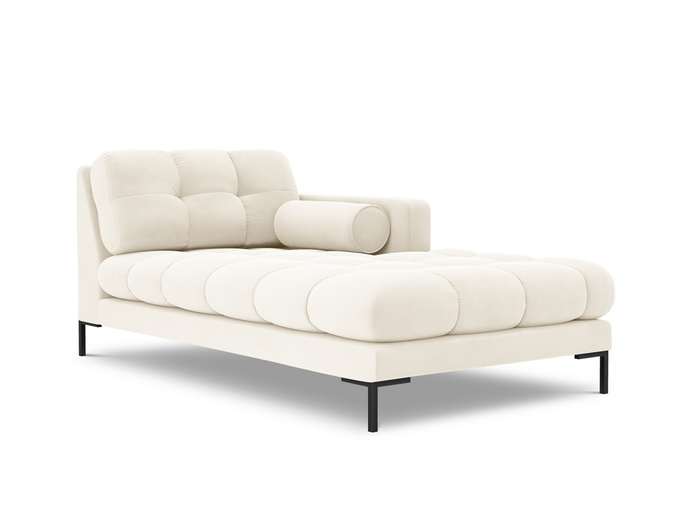 Cosmopolitan Design högervänd sammetsschäslong, 