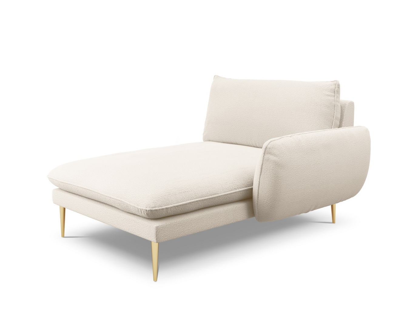 Cosmopolitan Design högervänd boucléschäslong, 