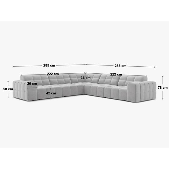 Badrumsspegel med LED BEZIERS 60 cm 78 cm Silver