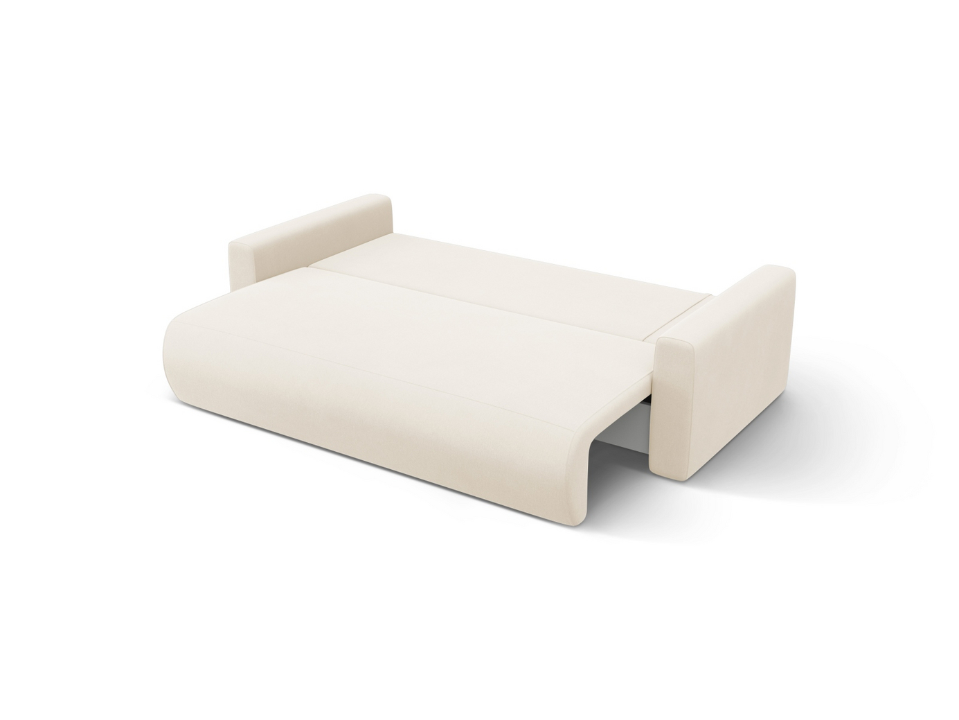 Cosmopolitan Design vändbar sammetshörnbäddsoffa med förvaring, "Belfast", 3-sits, 240 × 149 × 84 cm, Magic Velvet, svarta plastben
