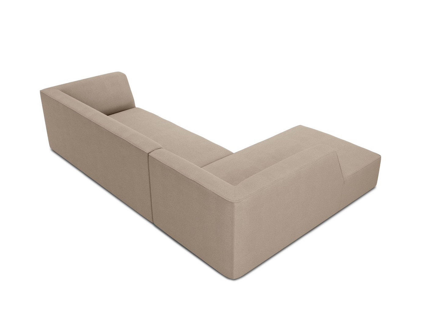 Cosmopolitan Design vänstervänd modulhörnsoffa, "Siena", 4-sits, 273 × 180 × 69 cm, Ottawa, svarta plastben, Variant LC_M_137
