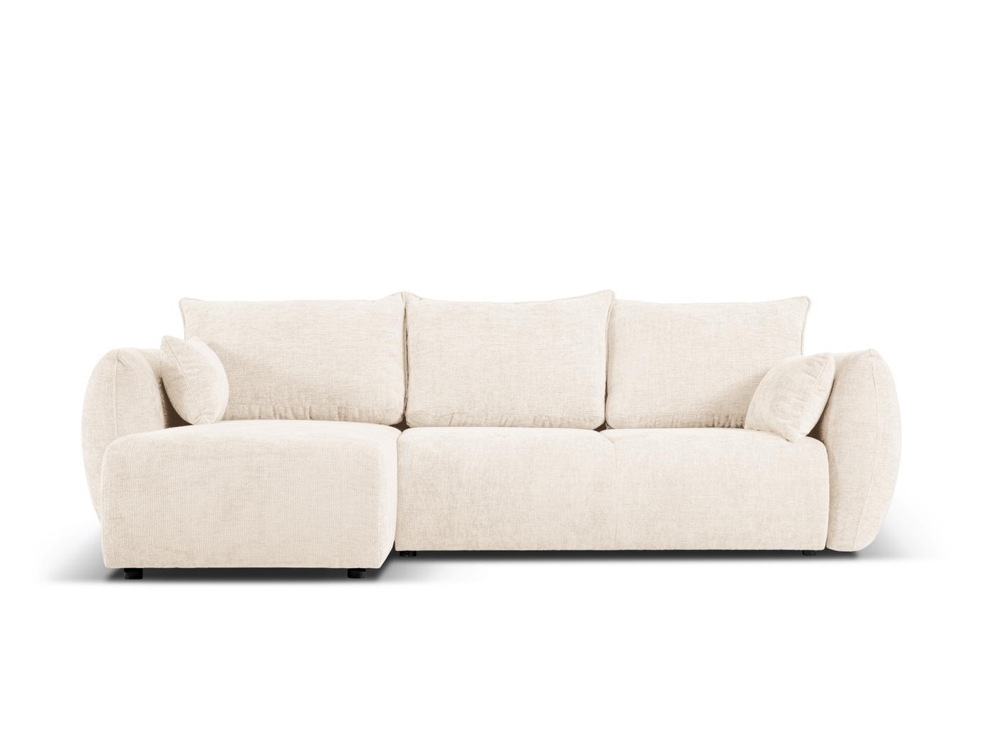 Cosmopolitan Design vänstervänd hörnbäddsoffa med förvaring, 