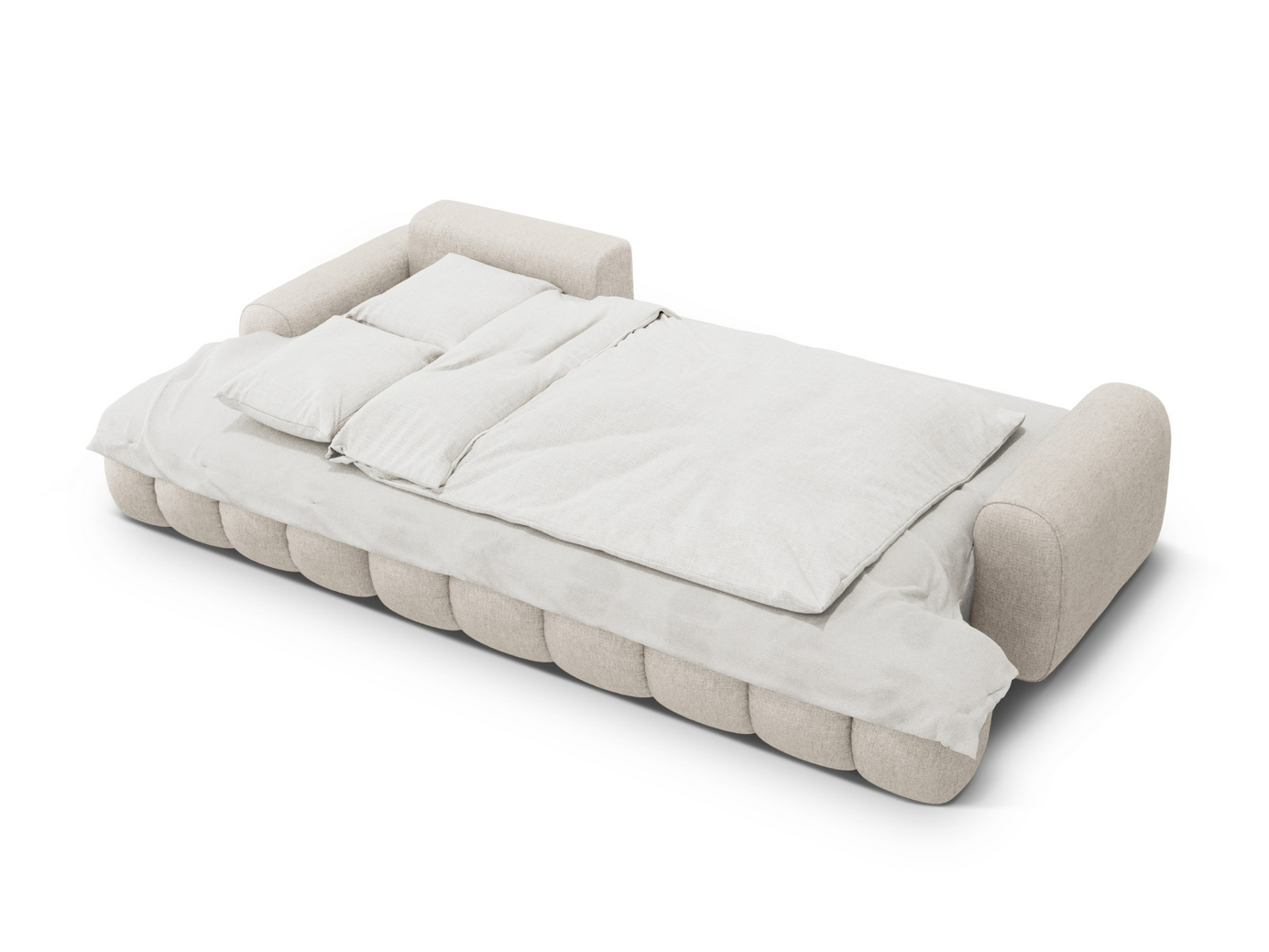 Cosmopolitan Design vänstervänd hörnbäddsoffa med förvaring, "Linz", 3-sits, 275 × 142 × 84 cm, Sorella, svarta plastben, Variant LCF_193