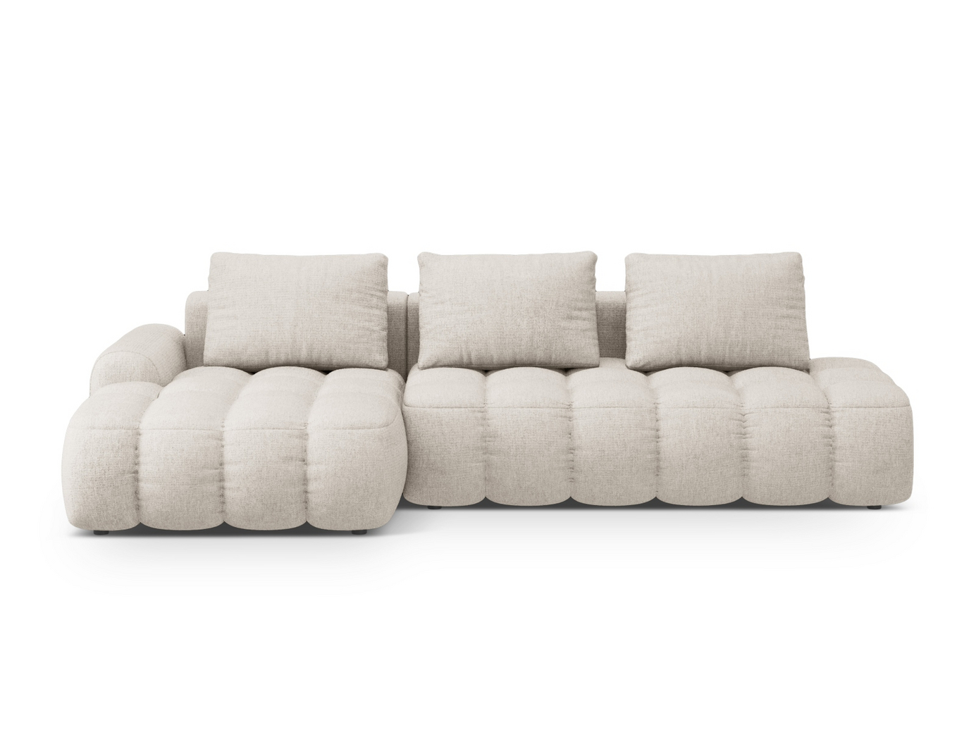 Cosmopolitan Design vänstervänd hörnbäddsoffa med förvaring, 