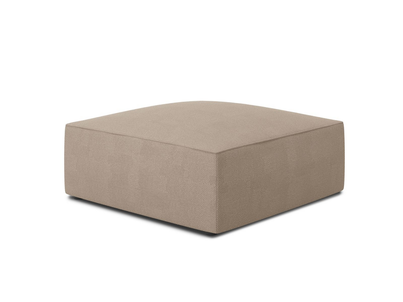 Cosmopolitan Design puff, "Siena", 1-sits, 93 × 93 × 40 cm, Ottawa, svarta plastben