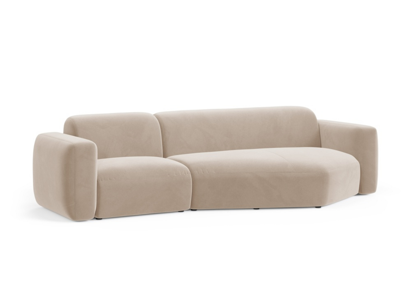 Matta med lång lugg DEMRE Vit 80 x 150 cm