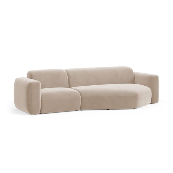 Matta med lång lugg DEMRE Vit 80 x 150 cm