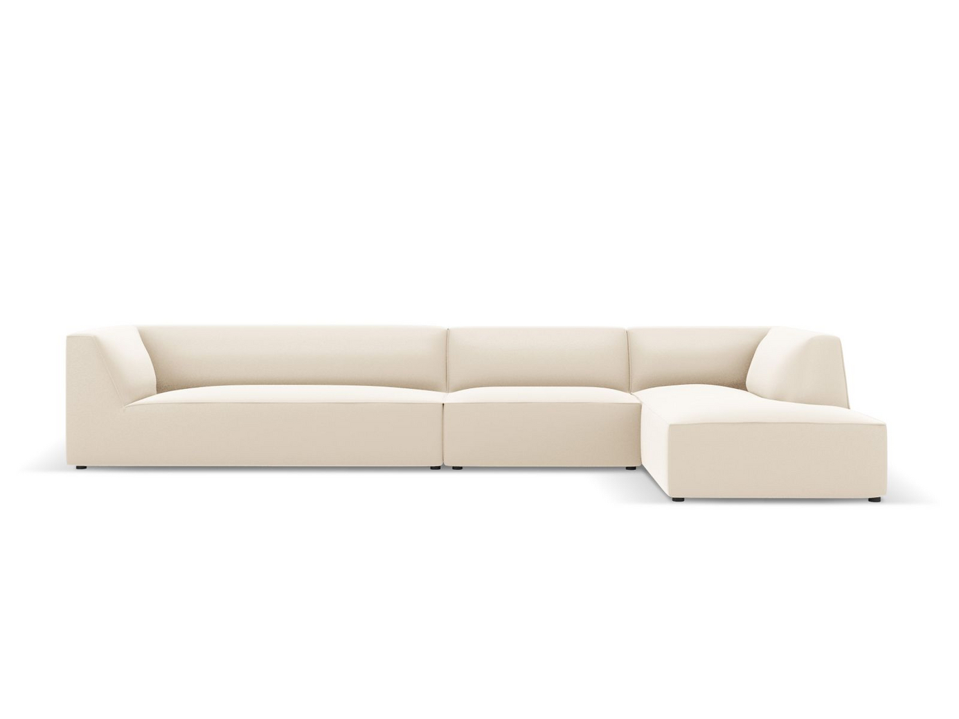 Cosmopolitan Design högervänd konstlädermodulhörnsoffa, 