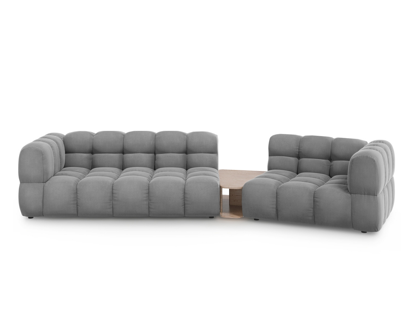 Cosmopolitan Design högervänd sammetsmodulsoffa, 