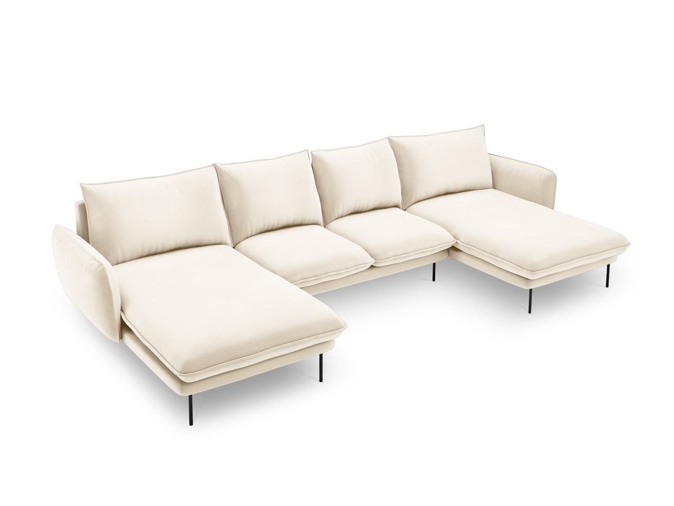 Cosmopolitan Design sammetspanoramasoffa, 