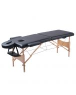 React massagebänk P200, svart