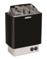 Bastuaggregat Harvia Sähkäri KIP60, 6kW, 5-8m³, fast styrpanel, svart