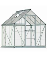 Palram-Canopia Växthus Hybrid, 3,4m², 6x6, silver