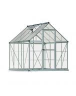 Palram-Canopia Växthus Hybrid, 4,6m², 6x8, silver