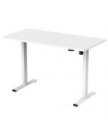 Lykke höj och sänkbart skrivbord M100, vit, 140 x 70 cm
