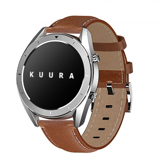 Kuura Smartwatch FM3 med läderrem