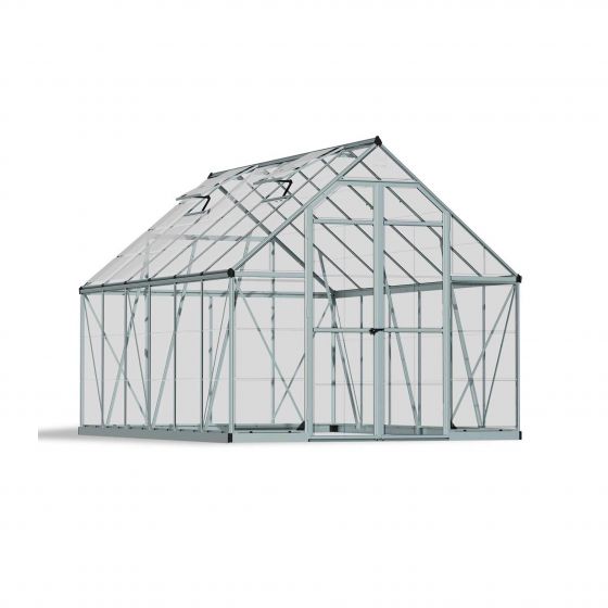 Palram-Canopia Växthus Octave, 8,9m², 8x12, silver