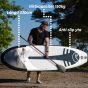 Deep Sea 2 x SUP-brädset XXL 330cm