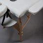React massagebänk P200, vit