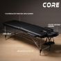 Core massagebänk A200, svart