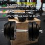 Fit'n Shape 2 x justerbar hantel, 30kg
